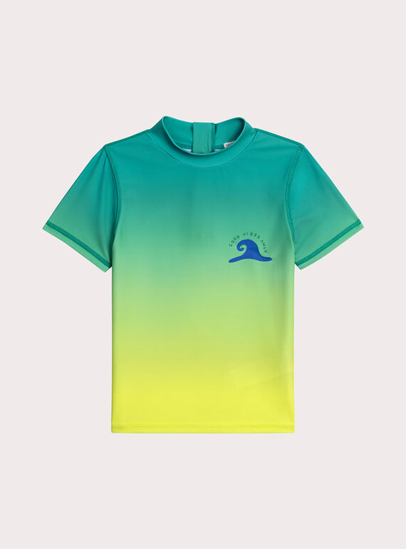 Tee-shirt de bain anti-uv tie and dye pour garçon WYOMERUVTI2 / 25SI02N4TUVG627