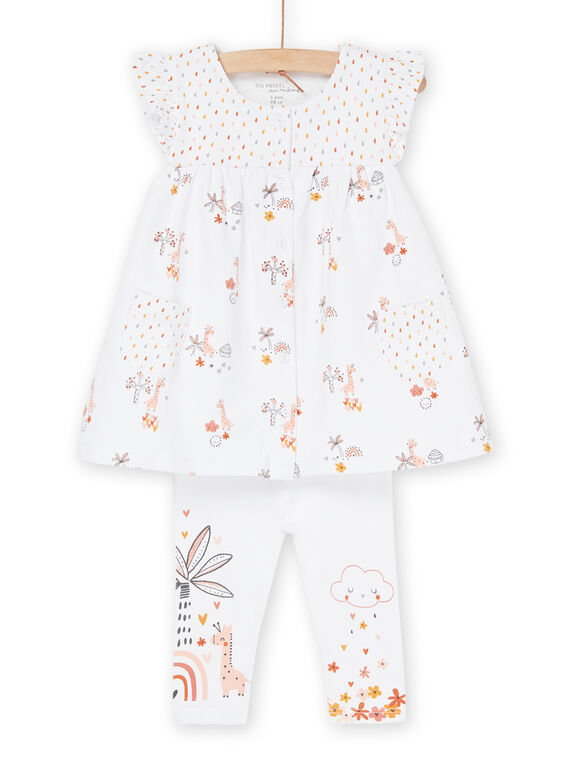 Robe et legging à motifs fantaisie ROU1ENS1 / 23SF0362ENS000