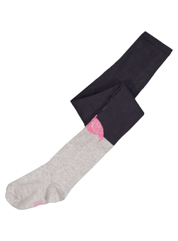 Collants avec motifs sur les genoux  GYABLACOL2 / 19WI01S1COLJ912