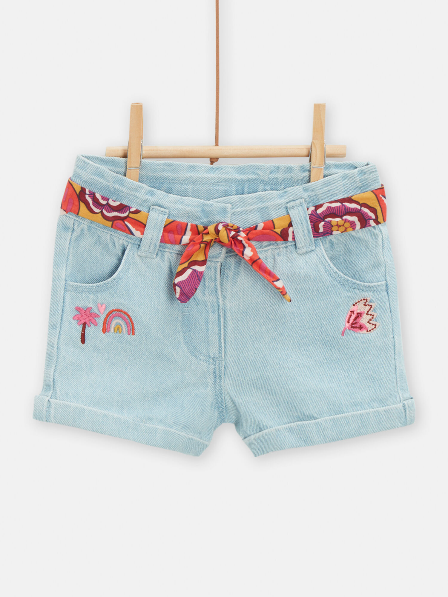 Short en jean bebe fille top