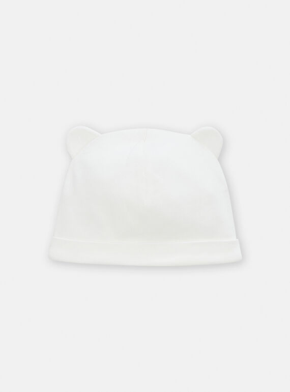 Bonnet de Naissance Ecru VOU1BON / 24WF42C1BNA001