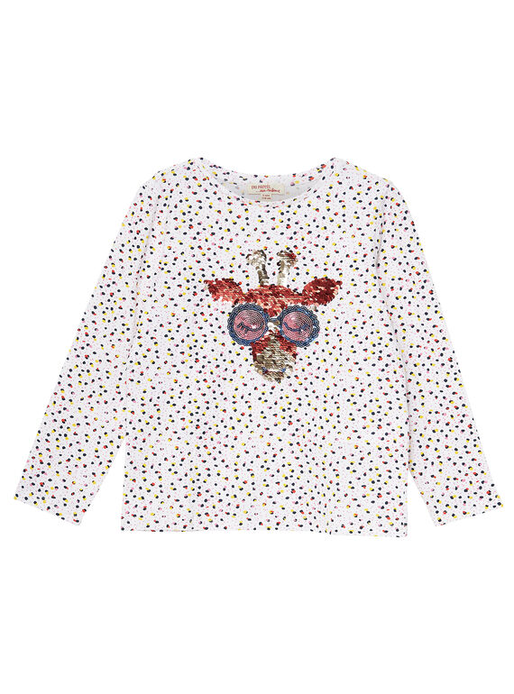 Tee Shirt Manches Longues Ecru JATROTEE2 / 20S901F2TML001