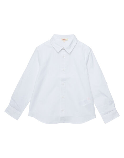 Chemise Garcon Blanche Polo Chemise Enfant Dpam