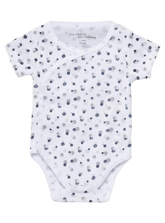 Lot de 2 bodys croisés naissance manches courtes JOU1BOD3 / 20SF77J3BOD000