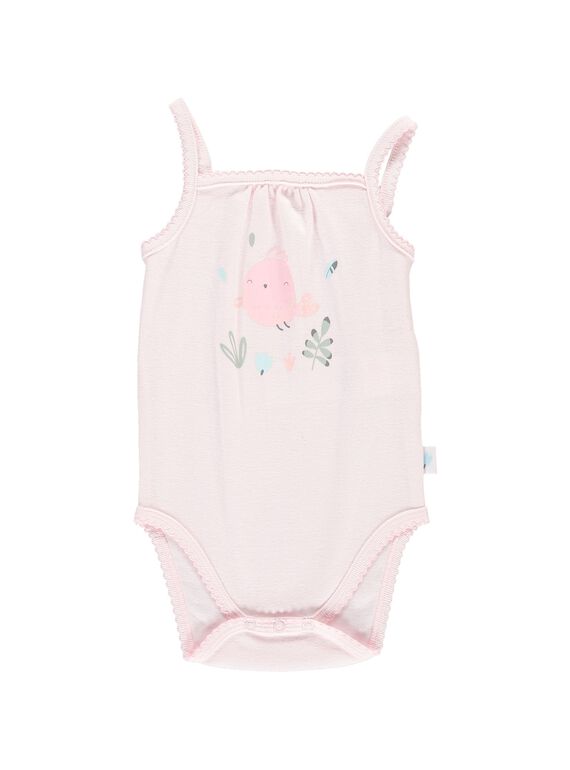 Body à fines bretelles fille CCFBODY2 / 18SF03C1BOD301