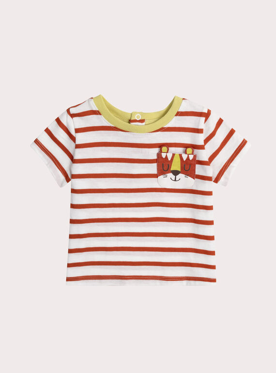 T-shirt tigre pour bébé garçon WULITI1 / 25SG10T1TMCA001