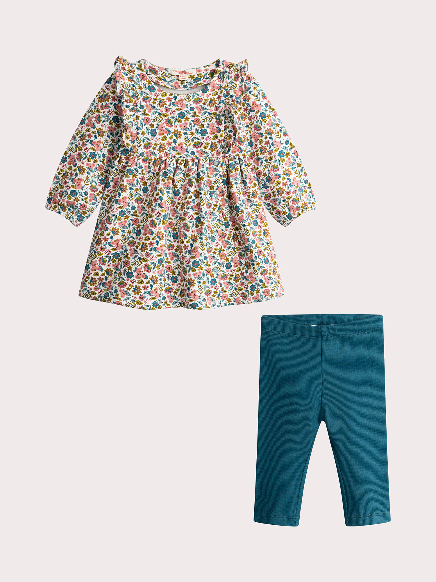 Ensemble a motif koala pour bebe fille Barboteuse Salopette DPAM