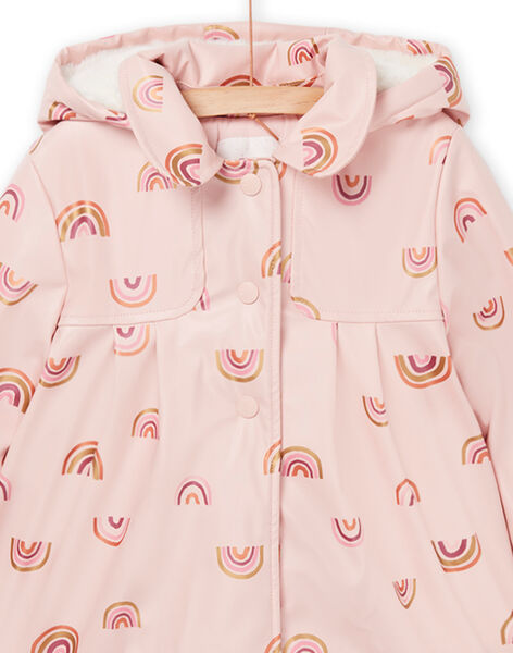 Manteau imperméable à capuche imprimé arc-en-ciel PALEOIMPER / 22W901F2IMPD319