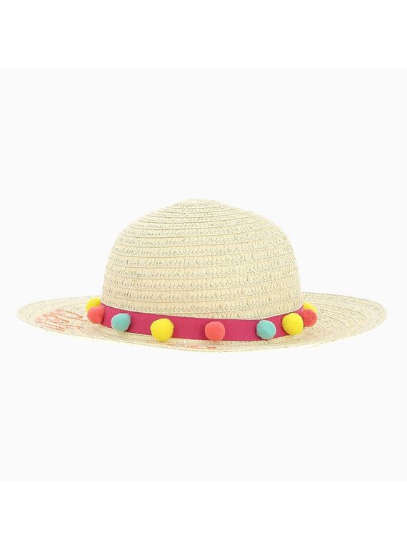 Chapeau à pompons fille CYAHAT2 / 18SI0191CHA009