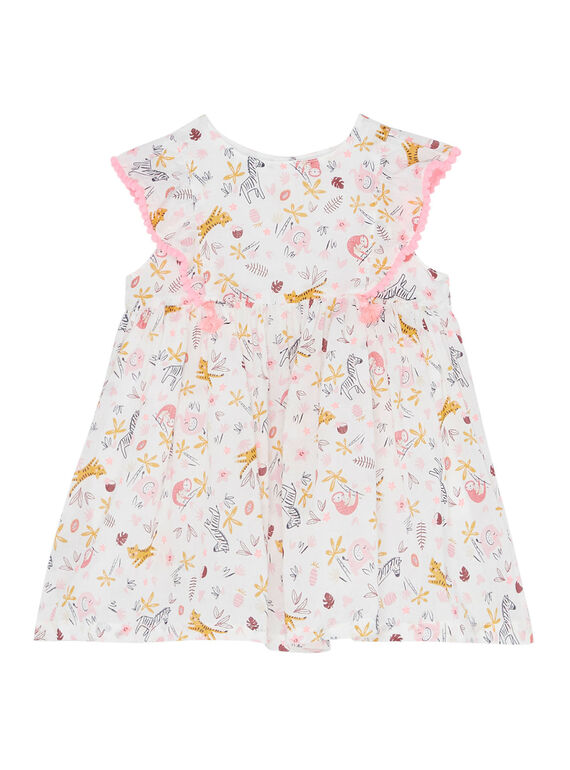 Robe imprimée bébé fille JIDUROB4 / 20SG09O4ROB001