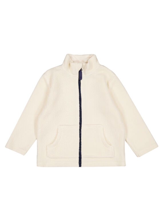 Gilet Moutonné Ecru GOJOGIL1 / 19W902L3D28003