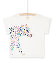 T-shirt bleu roi à motif panthère RANAUTI2 / 23S901N1TMC001