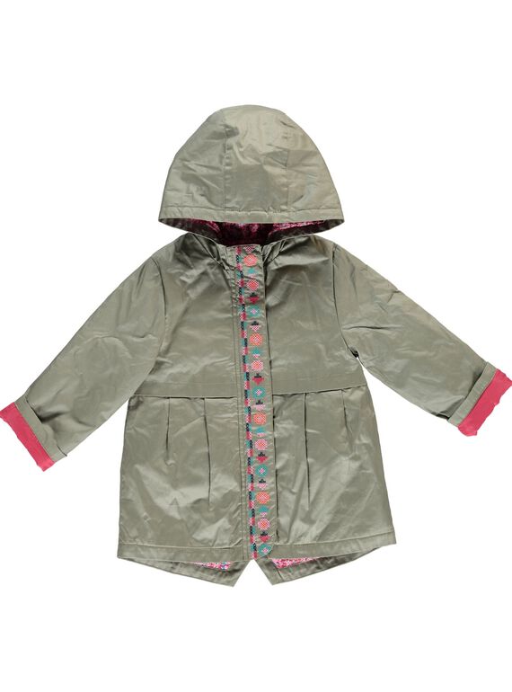 Parka à capuche fille CAHOPARKA2 / 18S901E2PAR628