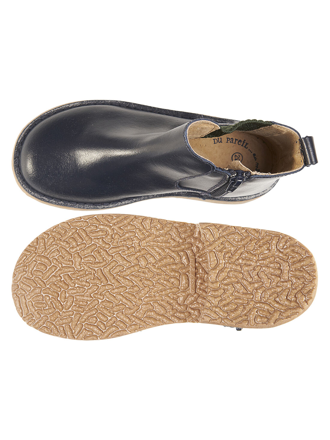 bottines cuir garcon