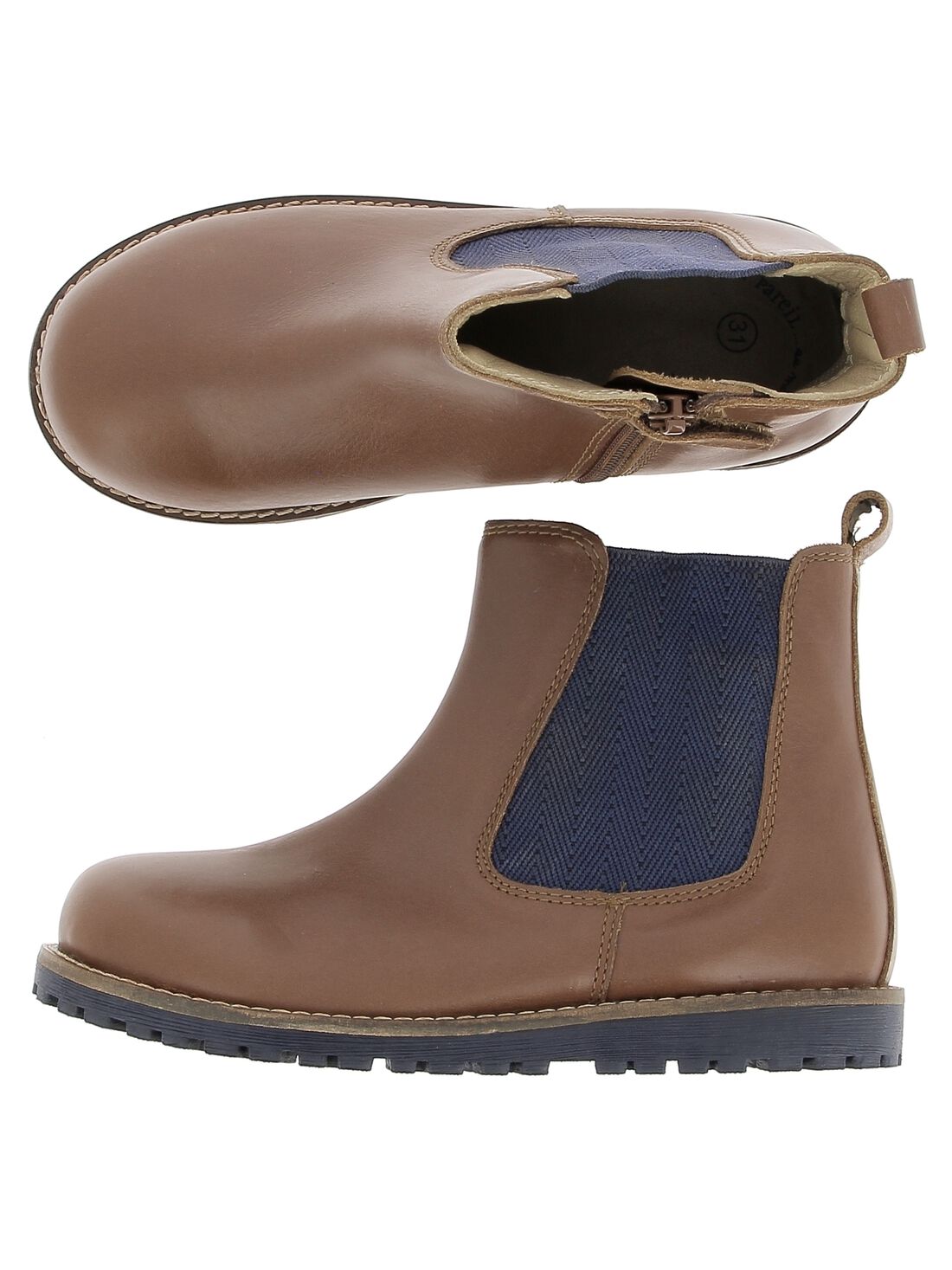 Bottines on sale cuir garcon