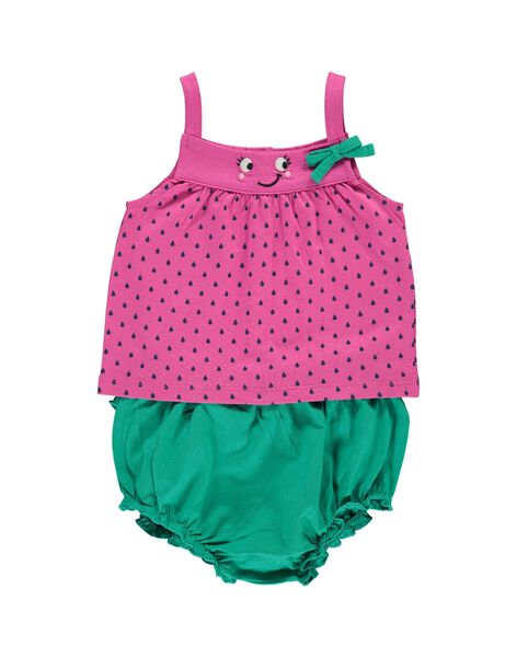 Ensemble Bloomer Et Debardeur Bebe Fille Spring Days Bebe Dpam