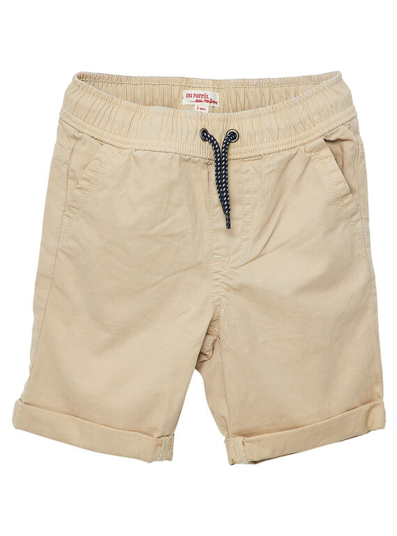 Bermuda garçon uni beige JOJOBERMU6 / 20S902T4D25808