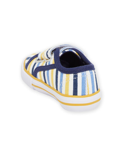 Tennis à rayures colorées bébé garçon NUTOILSTRIP / 22KK3891D16001