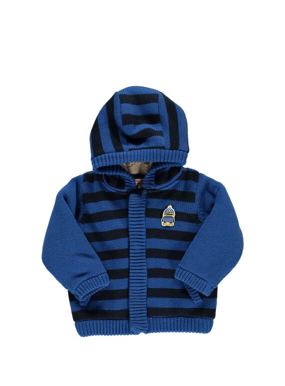 Veste fourrée à capuche bébé garçon DUBLEVES / 18WG1062VES099