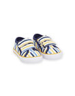 Tennis à rayures colorées bébé garçon NUTOILSTRIP / 22KK3891D16001
