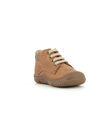 Bottillon cuir souple camel col chevron BOPY® PUBOTICHEV / 22XK3871D0F804