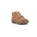Bottillon cuir souple camel col chevron BOPY®