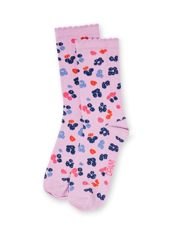 Paire de chaussettes enfant fille LYABLECHO / 21SI01J1SOQ320