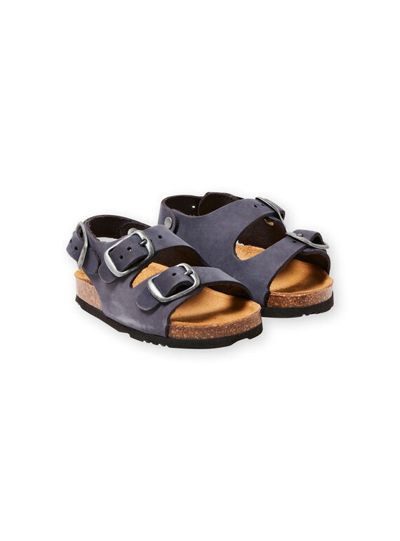 Sandales bleu marine bébé garçon LBGNUBLEU / 21KK385BD0E070