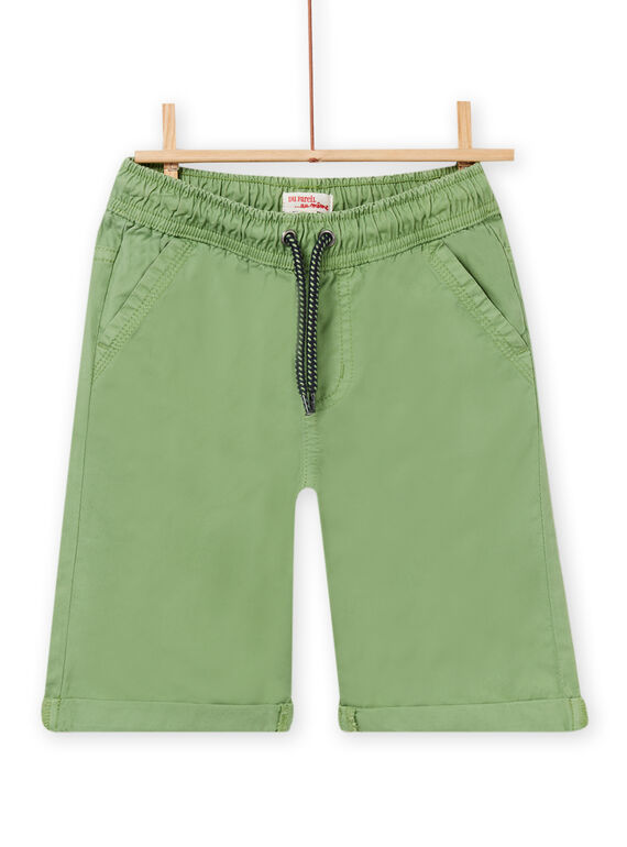 Bermuda vert enfant garçon NOJOBERMU2 / 22S902C9BERG602