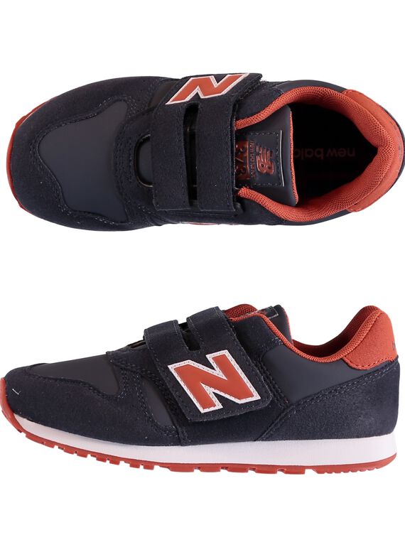Basket bleu enfant garçon NEW BALANCE GGYC373FA / 19WK36P3D37C218