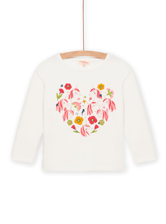 Tee Shirt Manches Longues Ecru NAVITEE3 / 22S901M3TML001
