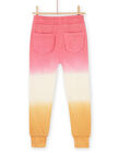 Jogging rose, blanc et orange RADAYPANT2 / 23S901M1PAND332