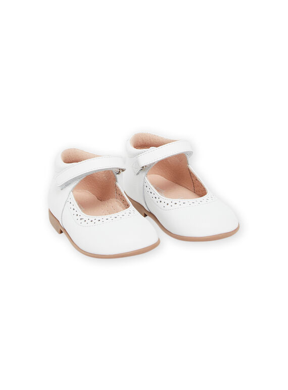 Babies en cuir RIBABYBLANC / 23KK3781D13000