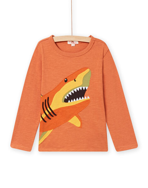 Tee Shirt Manches Longues Orange NOVITEE2 / 22S902M1TML408