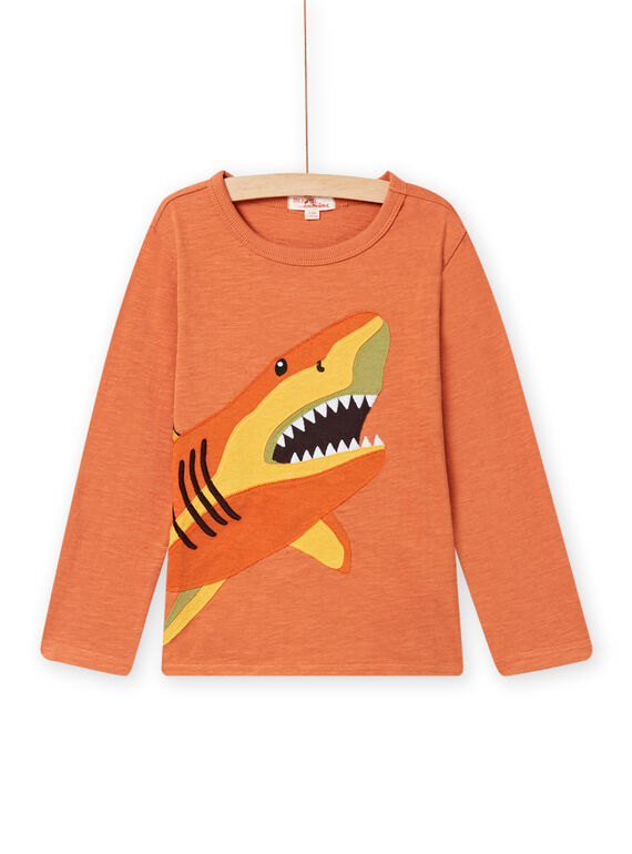 Tee Shirt Manches Longues Orange NOVITEE2 / 22S902M1TML408