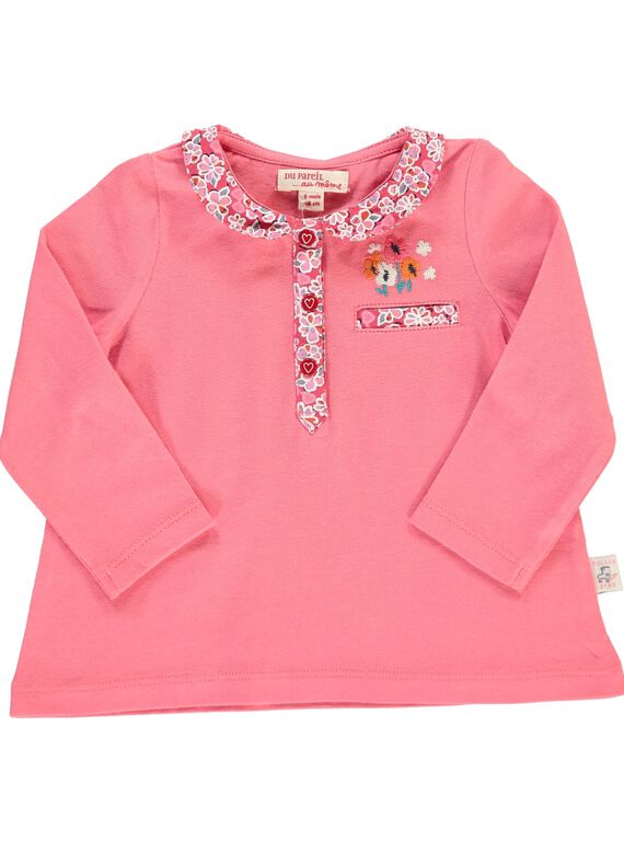 Tee-shirt manches longues bébé fille CIHOBRA / 18SG09E1BRA404