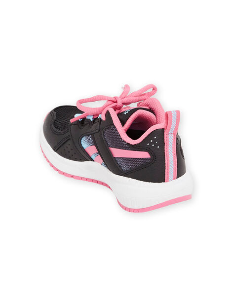 Baskets Reebok noires à détails roses enfant fille MAG57454 / 21XK3542D36090