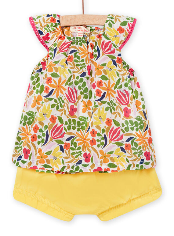 Ensemble jaune bébé fille NIHOENS / 22SG09T1ENS102