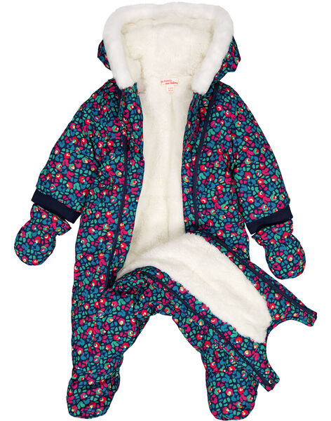 Combinaison Pilote Imprimee Layette Fille Manteau Blouson Pilote Bebe Dpam