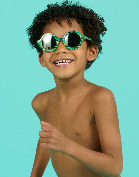 Lunettes de soleil bleu nuit enfant garçon NYOMERLUN2 / 22SI02L2LUS705