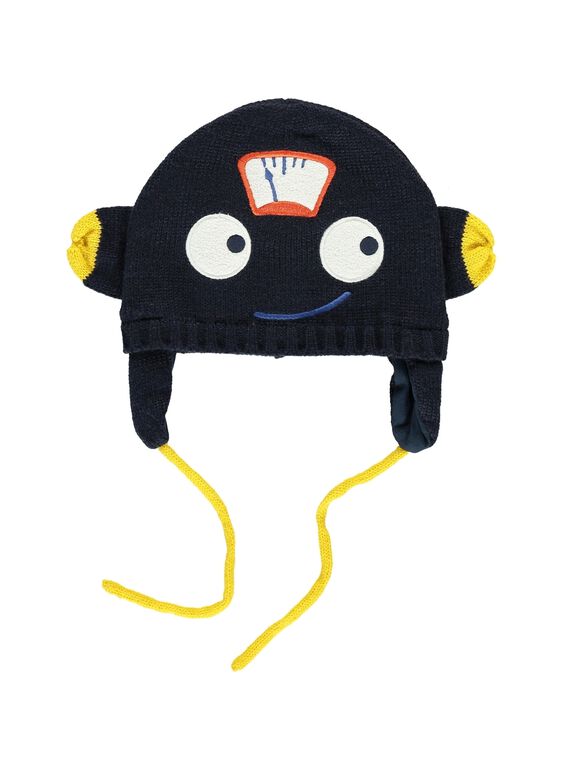 Bonnet avec cache-oreilles bébé garçon DYUBLEBON / 18WI1091BON702