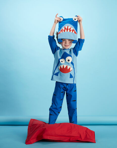 Pyjama Deguisement Bleu Enfant Garcon Avec Son Range Pyjama Catalogue Dpam Enfant Dpam