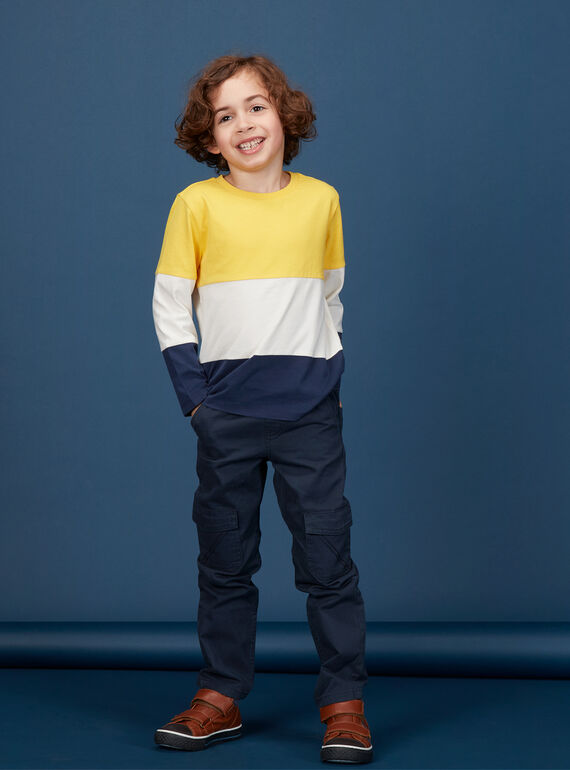 Pantalon cargo marine enfant garçon KOJOPAMAT1 / 20W90236D2BC243