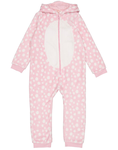 Surpyjama Biche Rose A Capuche En Soft Boa Enfant Fille Anc Co Enfant Dpam