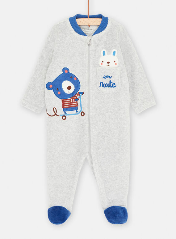 Pyjama bébé garçon en velours