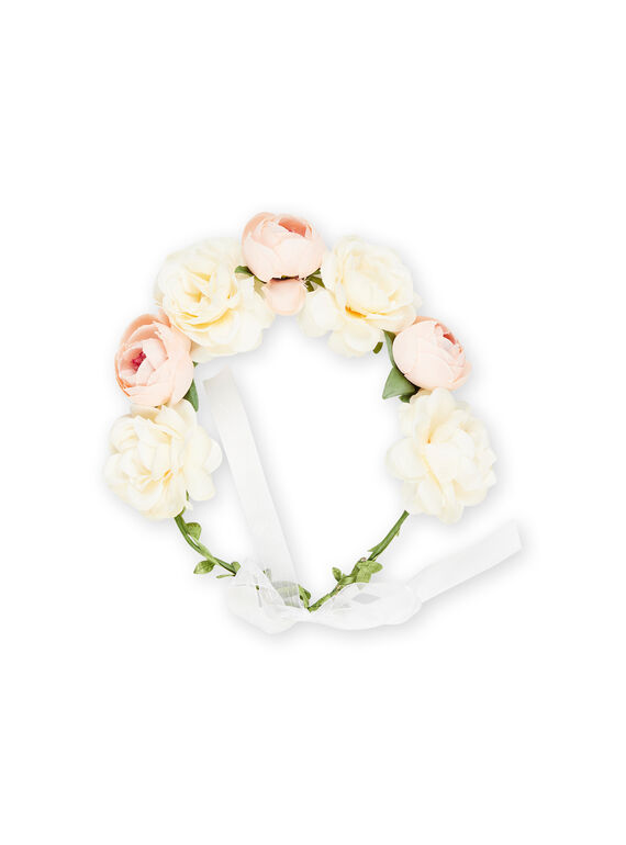 Serre-tête rose enfant fille NYAJOSERR6 / 22SI01B4TET307