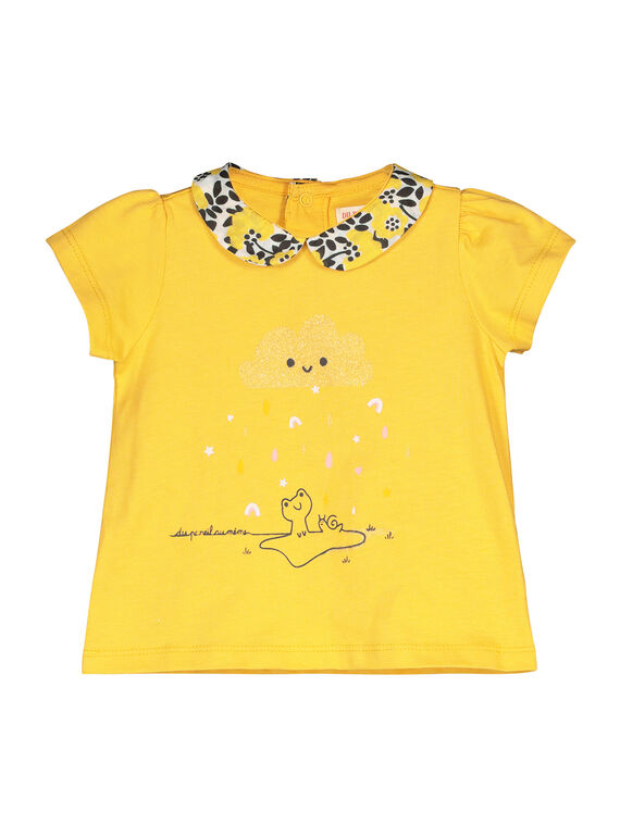 Tee-shirt col Claudine bébé fille FILIBRAEX / 19SG0922BRA103