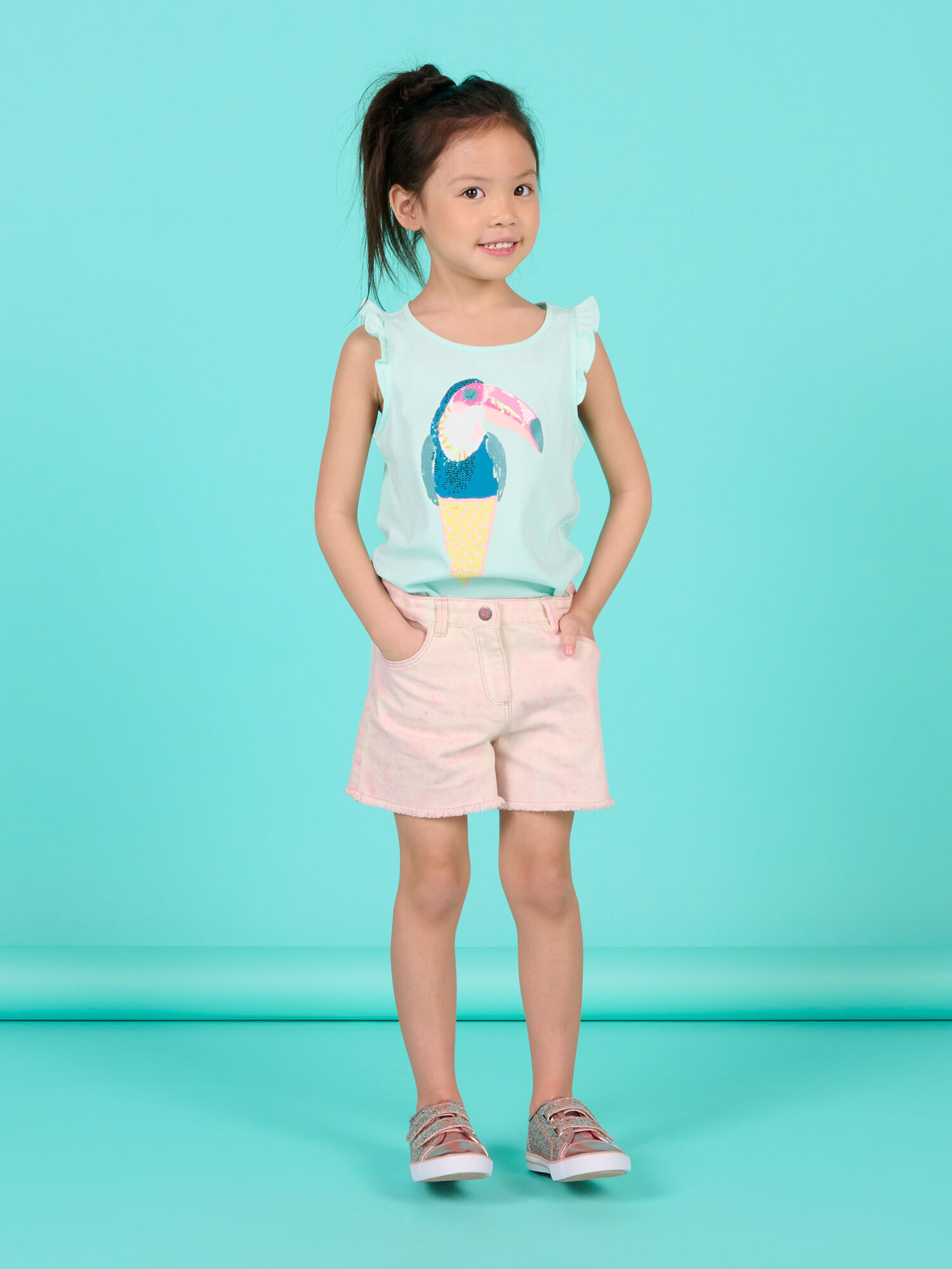 Dpam short fille top