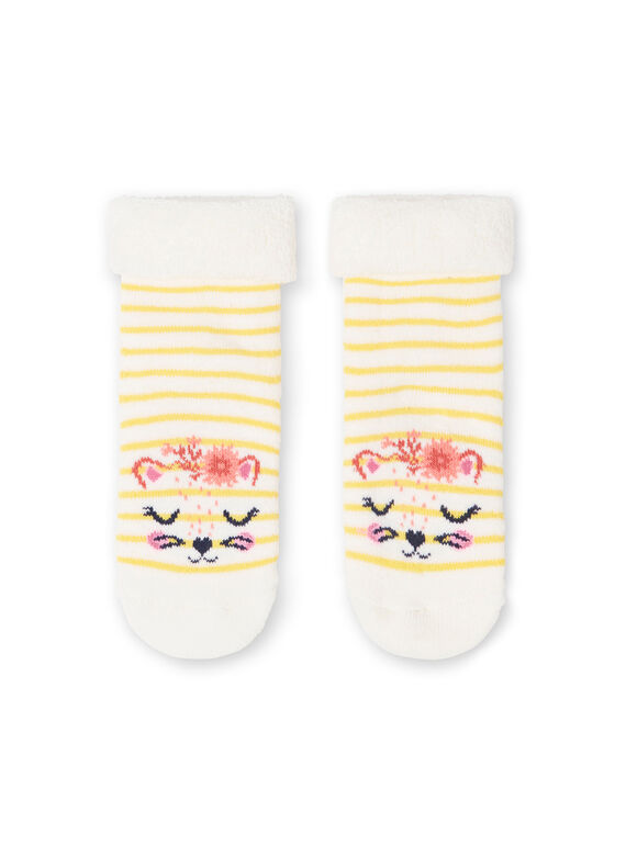 Chaussettes Ecrue LYINAUSOQB / 21SI09L1SOQ001