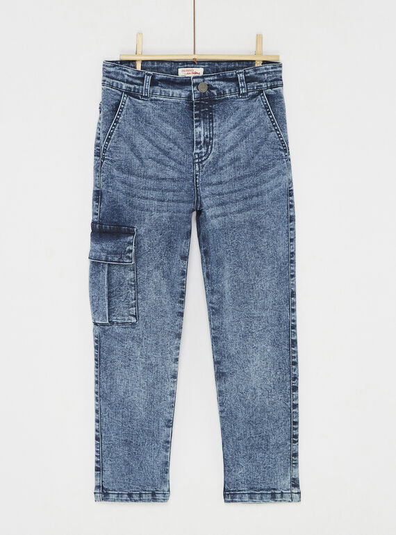 Jean esprit cargo pour garçon SOLINJEAN / 23W902H1JEAP274